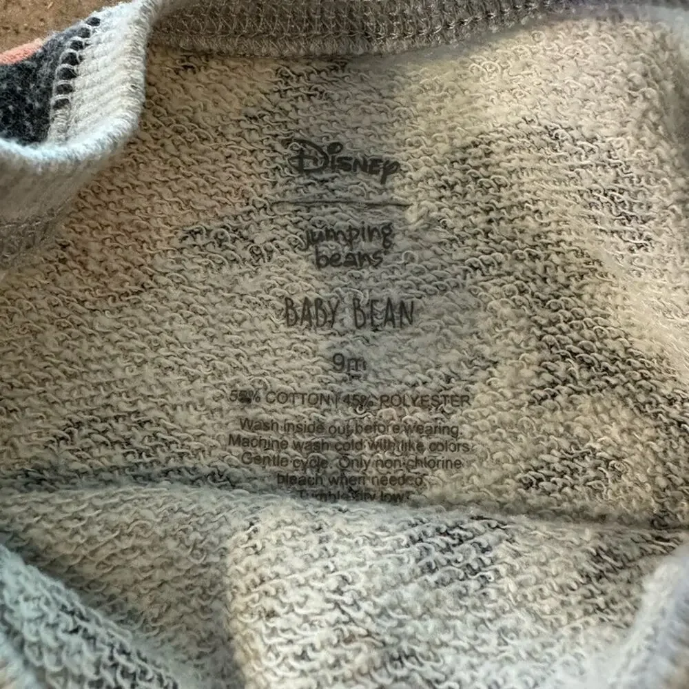 Disney Kids Sweatshirt with Mickey Mouse and Friends Print - Gray, Size 9M